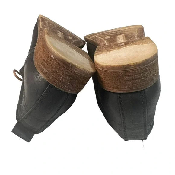 Josef Seibel Black Leather Oxford Shoes EU 40 Comfort Lace Up - Picture 2 of 9